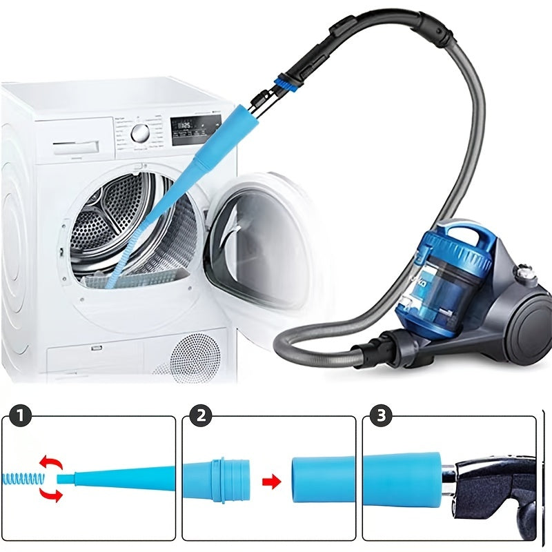Deep Clean Your Dryer Vents and Reduce Fire Risk with this 1pc Dryer Vent Cleaner Accessory!