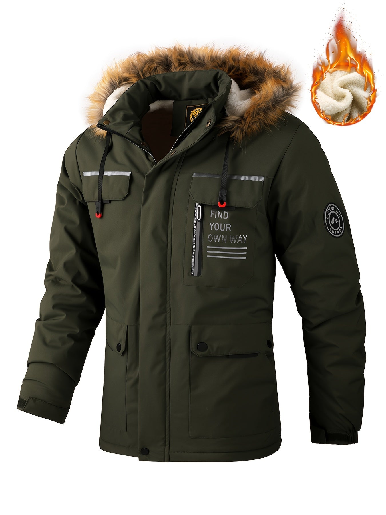 2022 Autumn And Winter New Men'S Fashionable Windbreaker Jacket Casual Outdoor Sports Zipper Jacket