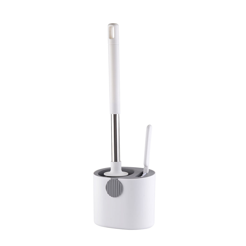 1set Silicone Wall-Mounted Toilet Brush - Non-Dead Angle Cleaning for Bathroom and Toilet - Includes Cleaning Artifact Set
