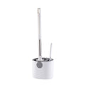 1set Silicone Wall-Mounted Toilet Brush - Non-Dead Angle Cleaning for Bathroom and Toilet - Includes Cleaning Artifact Set