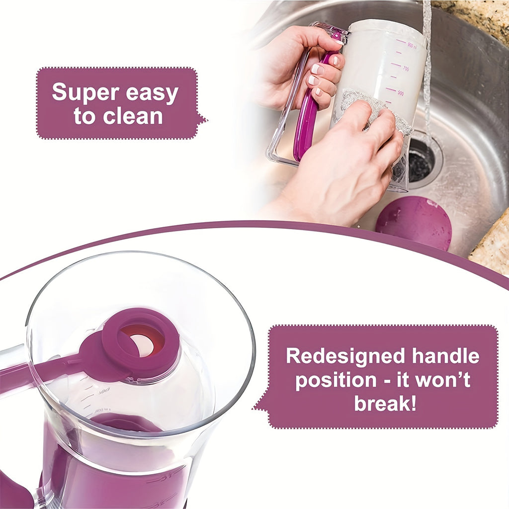 1pc Pancake Cupcake Batter Dispenser, Batter Separator Bakeware Maker with Measuring Label, Perfect Baking Tool for Cupcakes, Waffles, Muffin Mix, or Any Baked Goods