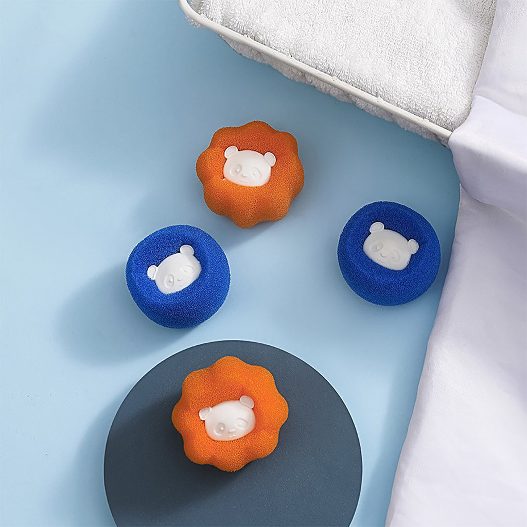 6/12pcs Pet Hair Removal Laundry Balls, Reusable Lint And Fur Catcher For Washing Machines, Home Accessories
