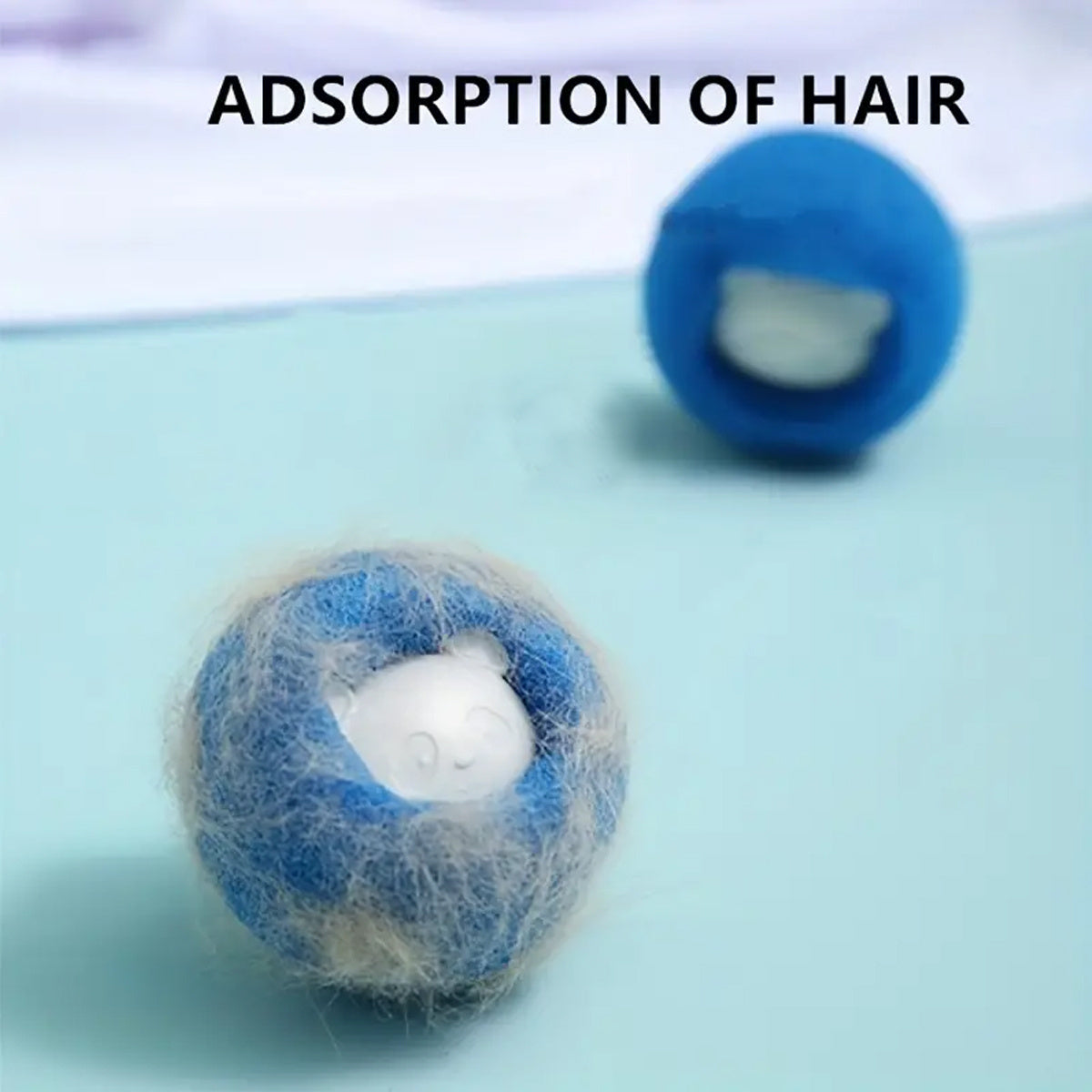 6/12pcs Pet Hair Removal Laundry Balls, Reusable Lint And Fur Catcher For Washing Machines, Home Accessories