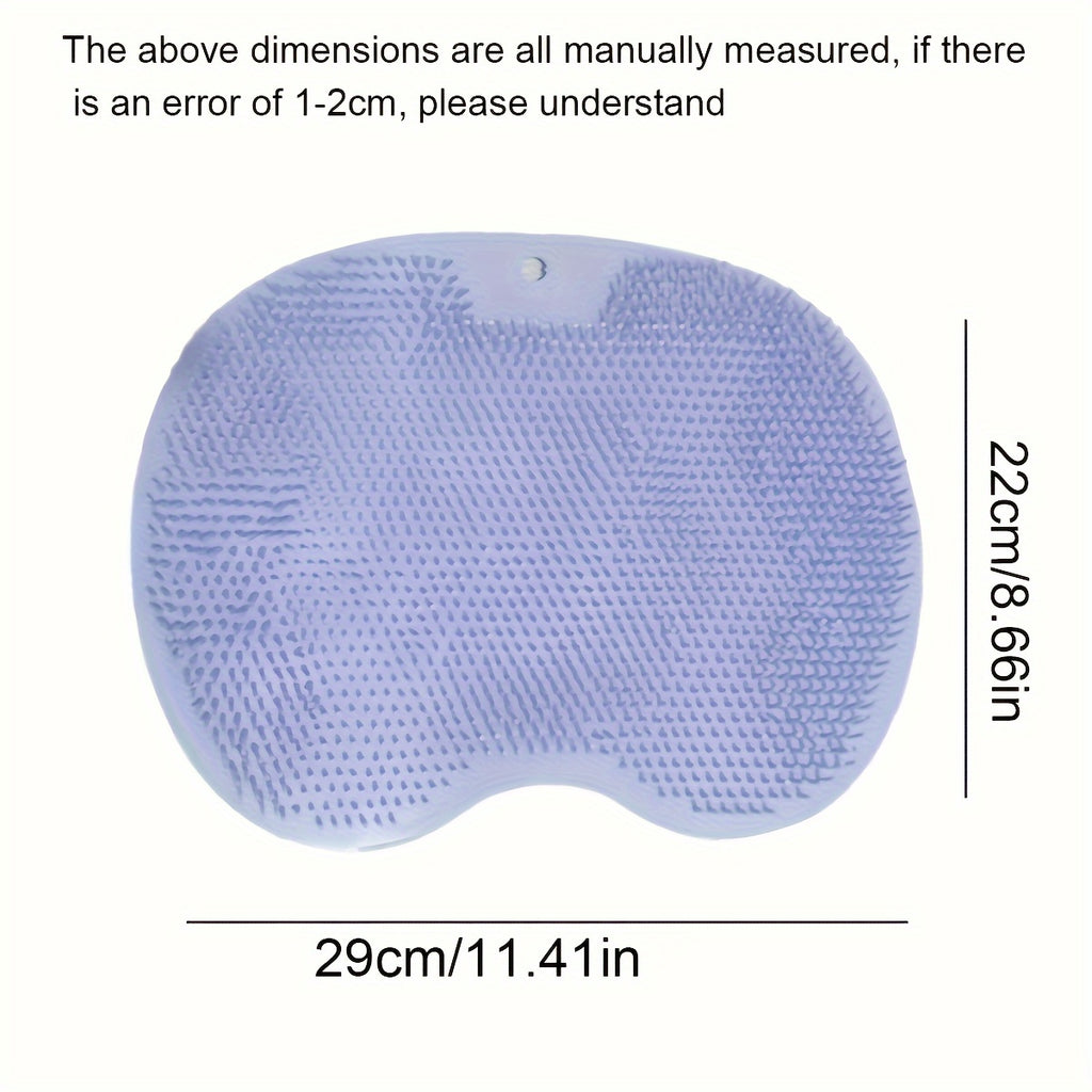 Non-Slip Shower Foot Scrubber Massager with Exfoliation Cushion - Improves Circulation and Cleans Feet - Bathroom Accessories 1pcs