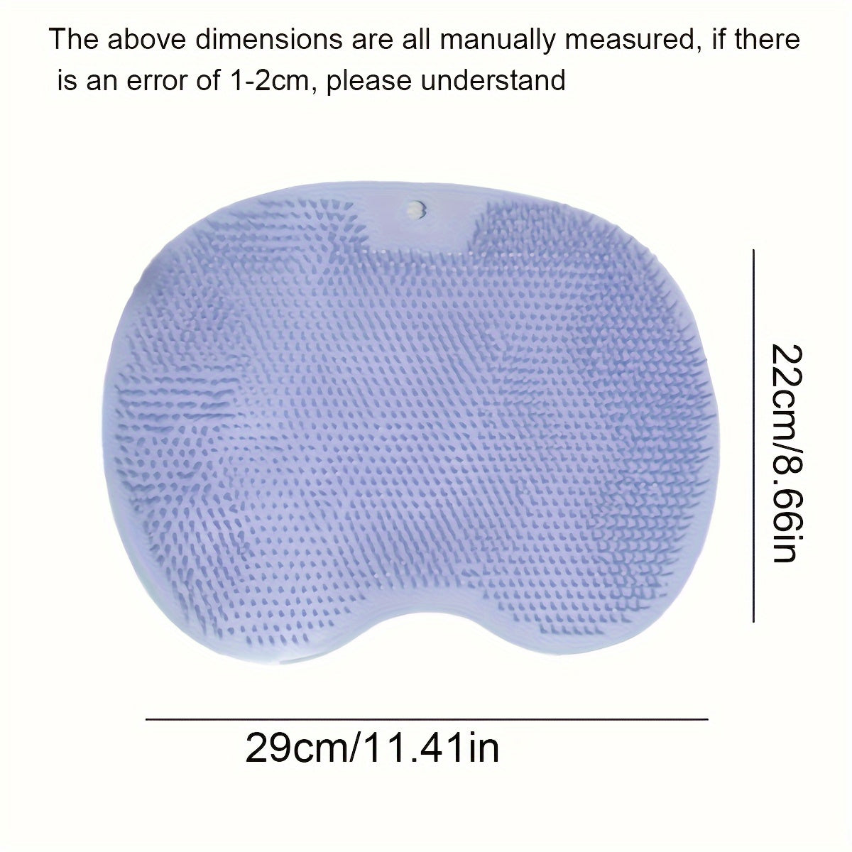 Non-Slip Shower Foot Scrubber Massager with Exfoliation Cushion - Improves Circulation and Cleans Feet - Bathroom Accessories 1pcs