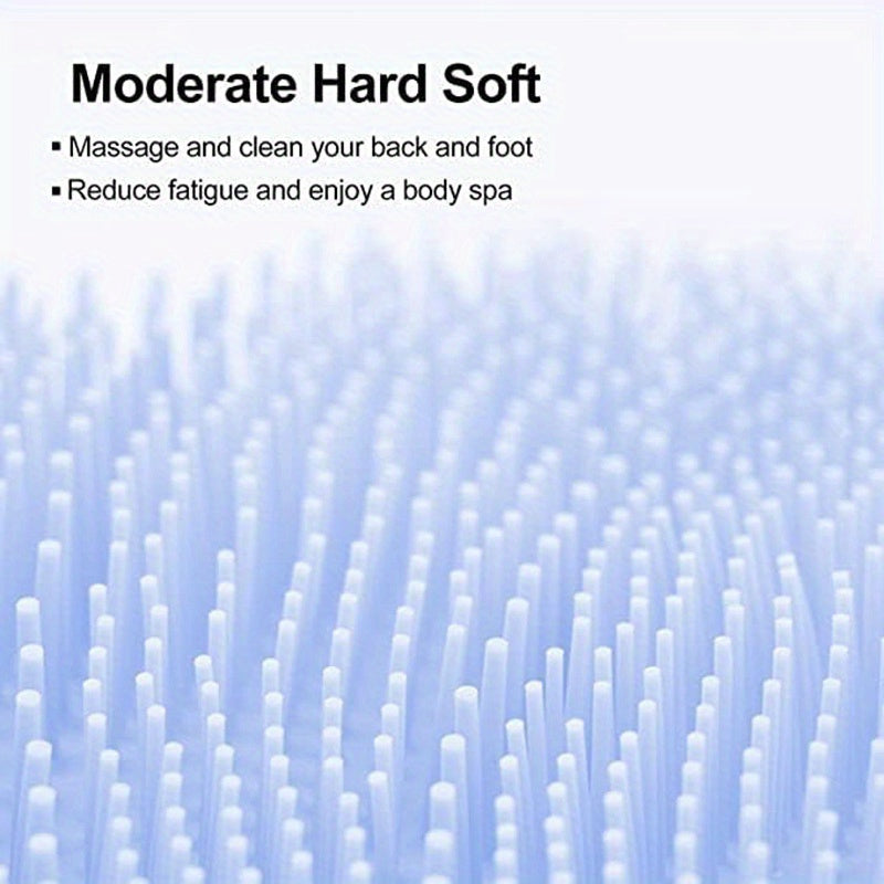Non-Slip Shower Foot Scrubber Massager with Exfoliation Cushion - Improves Circulation and Cleans Feet - Bathroom Accessories 1pcs