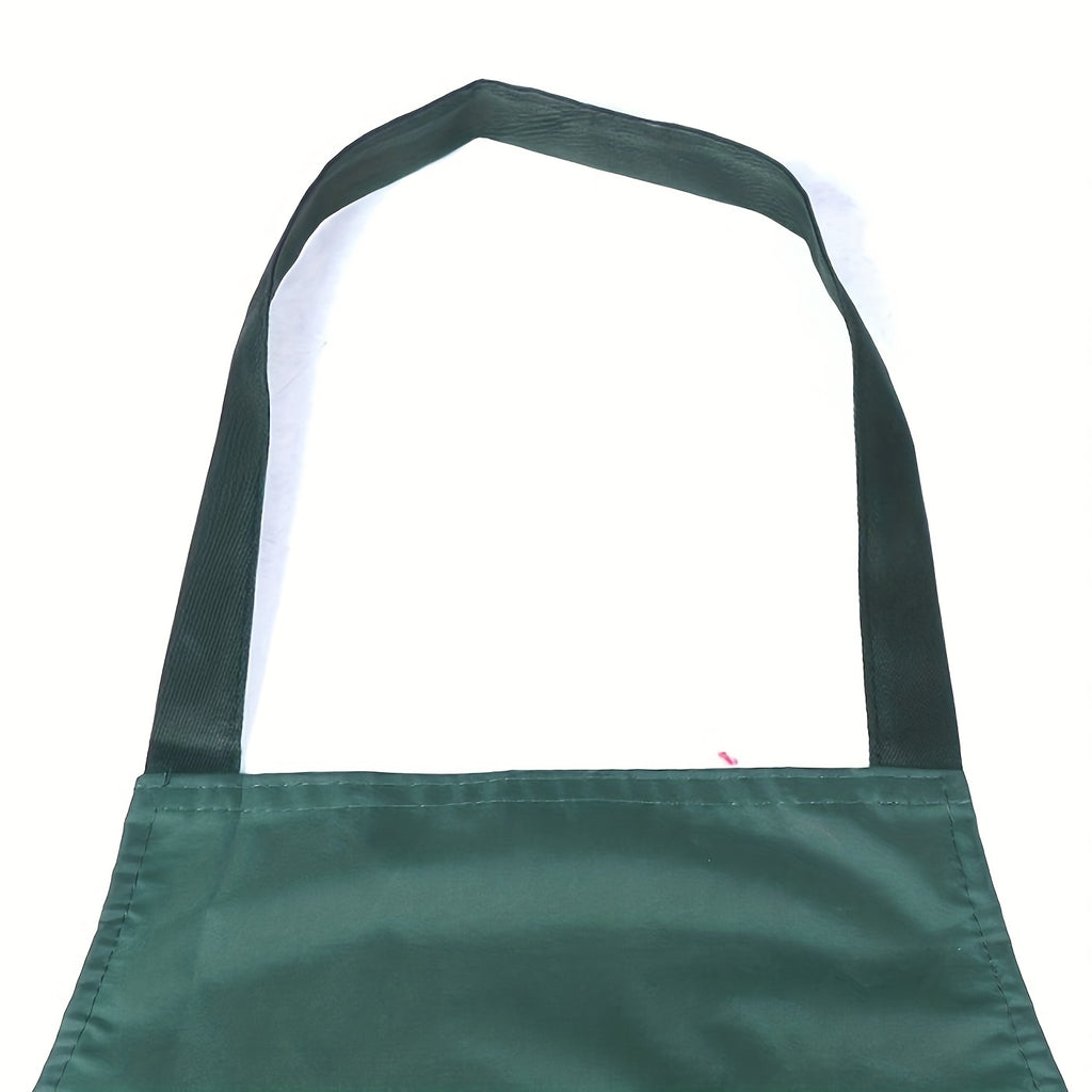 Single Apron, Featuring Pockets, Suitable for Coffee Shops, Dining Establishments, And Versatile Use, Measuring 28.3 Inches by 25.5 Inches.