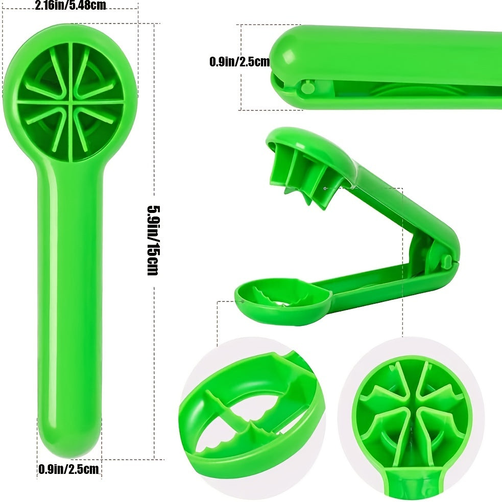 PANCERKA Portable Fruit Cutter - No Blade, Easy Grip Handle, Ergonomic Design for Safe Slicing, Dishwasher Safe, Ideal for Grapes, Cherries, Tomatoes, Strawberries, and Small Fruits, Fruit Slicing Tool | Ergonomic Handle | Du