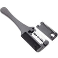 1Pc Salon-Grade Hair Cutting Comb With Razor Blade - Perfect For Thinning, Trimming, And Styling At Home