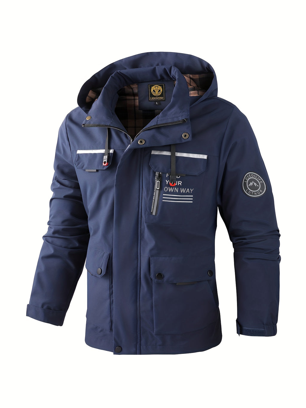 Spring and Summer Men's Fashion Casual Windbreaker Pilot Jacket Outdoor Sports Jacket