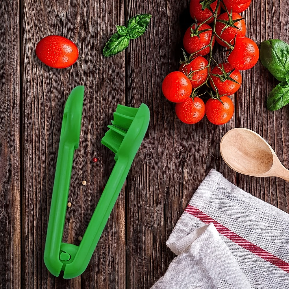 PANCERKA Portable Fruit Cutter - No Blade, Easy Grip Handle, Ergonomic Design for Safe Slicing, Dishwasher Safe, Ideal for Grapes, Cherries, Tomatoes, Strawberries, and Small Fruits, Fruit Slicing Tool | Ergonomic Handle | Du