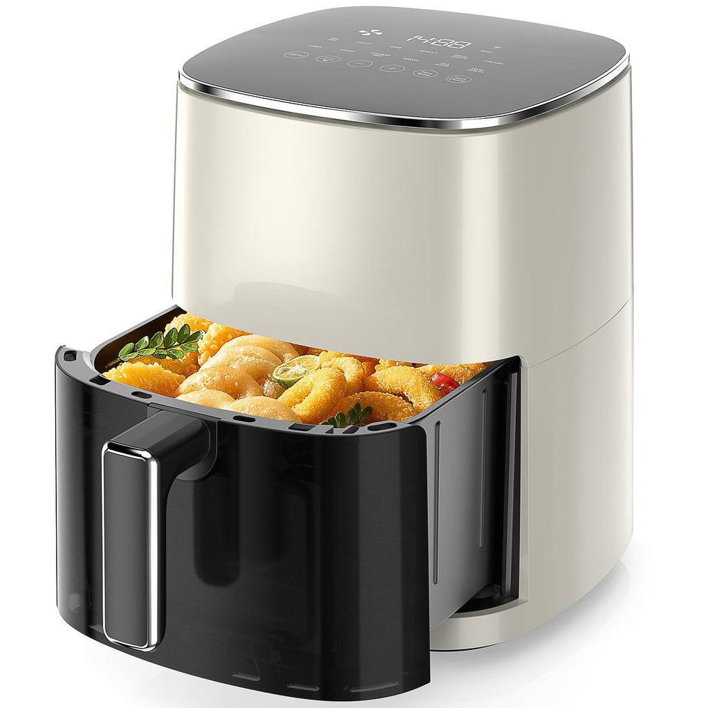 Air Fryer 6 Quart Capacity with Window Square Air Fryer 12-in-1 Air Fry, Roast, Reheat, Dehydrate, Bake, Steam with 400F