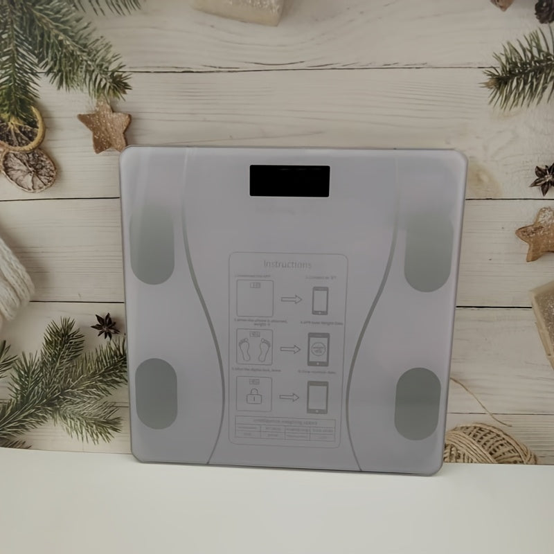 Intelligent Electronic Scales | UAEUUI Body Fat Scale, Bathroom Scale, Small Home Weighing Scale with LCD Digital Display, Wireless, Battery Powered