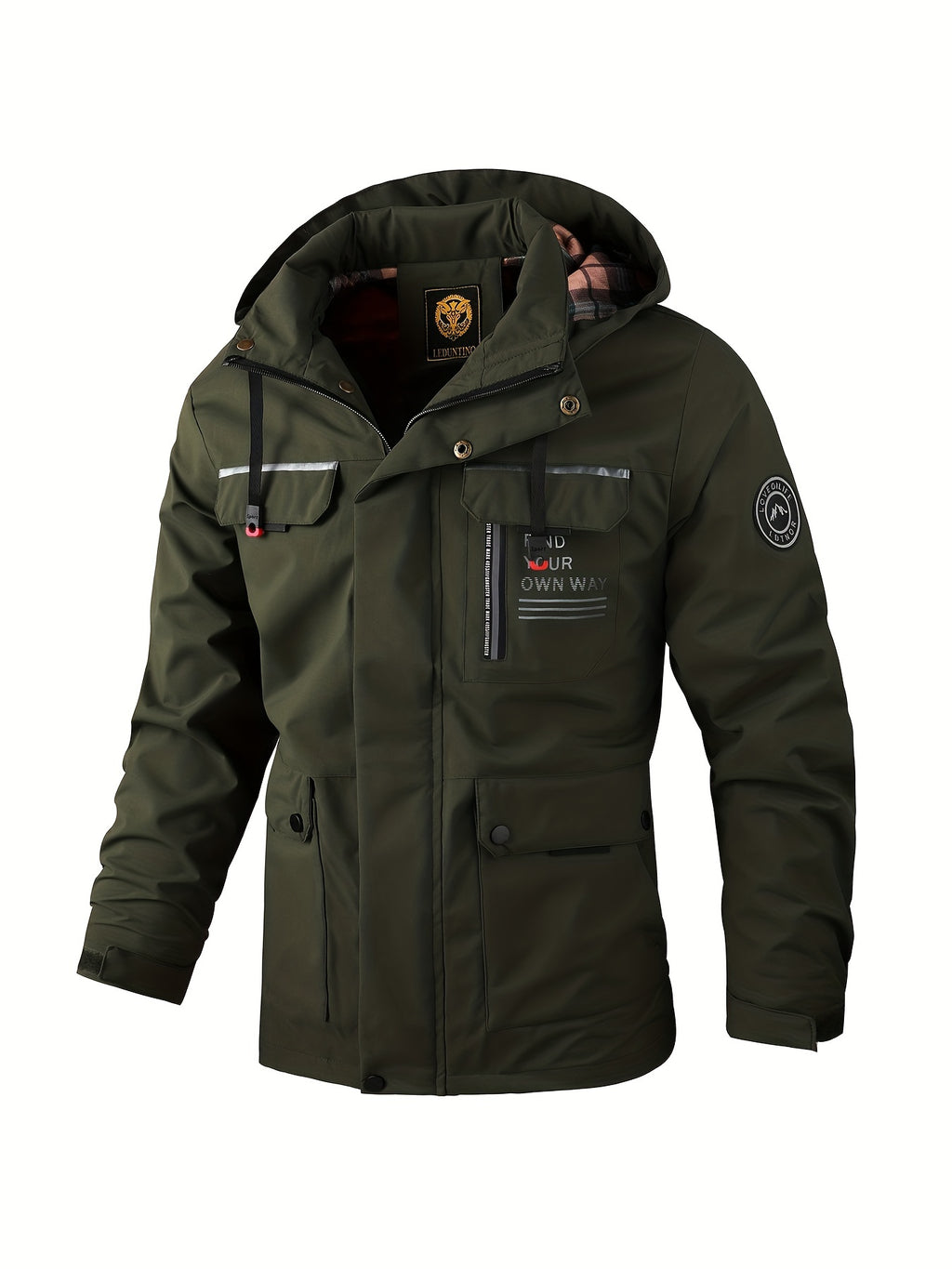 Spring and Summer Men's Fashion Casual Windbreaker Pilot Jacket Outdoor Sports Jacket