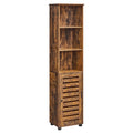 VASAGLE Bathroom Floor Cabinet, Tall Bathroom Storage Cabinet Unit, Bathroom Cabinet Freestanding, with 3 Open Compartments