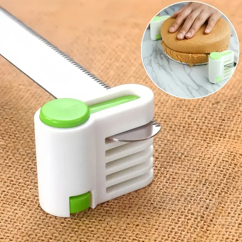 2pc Adjustable 5-Layer Bread Slicer And Cake Cutter-Creative Kitchen Tool For Effortless Slicing And Cutting for Home&Bakery Use