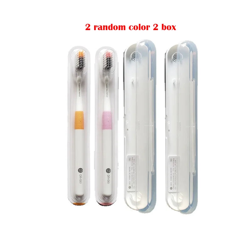 Doctor B Tooth Bass Method Better Brush Wire Including Travel Box B Toothbrush Adult Oral Cleaning Teeth For Couple