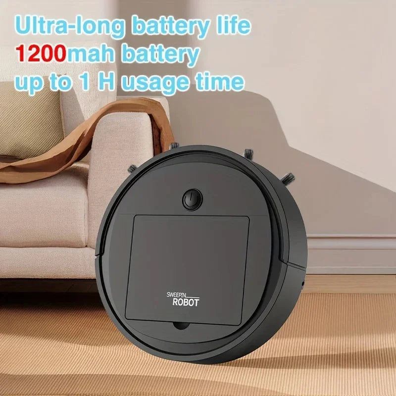 2026 New 3-in-1 Smart Sweep Robot 4000pa Suction Power Fully Automatic Home Cleaning Machine USB Charge Smart Vacuum Cleaner
