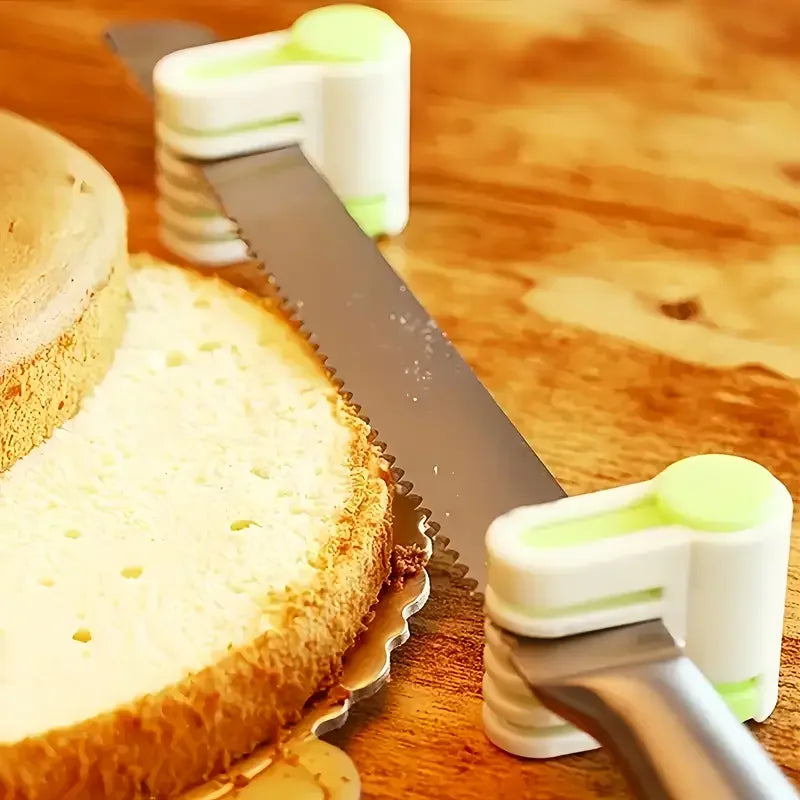 2pc Adjustable 5-Layer Bread Slicer And Cake Cutter-Creative Kitchen Tool For Effortless Slicing And Cutting for Home&Bakery Use