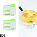 2pc Adjustable 5-Layer Bread Slicer And Cake Cutter-Creative Kitchen Tool For Effortless Slicing And Cutting for Home&Bakery Use
