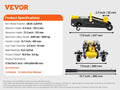 SucceBuy 2T Low Profile Floor Jack Iron Hydraulic Racing Floor Jack Hydraulic Car Jack with Single/Dual Piston Quick Lift Pump