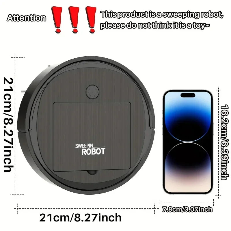 2026 New 3-in-1 Smart Sweep Robot 4000pa Suction Power Fully Automatic Home Cleaning Machine USB Charge Smart Vacuum Cleaner