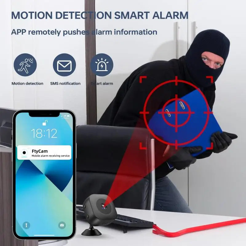 2026 New 4K HD Mini Security Camera Pro WiFi Surveillance With Two-way Audio Motion Detection Infrared Night Vision Security Cam