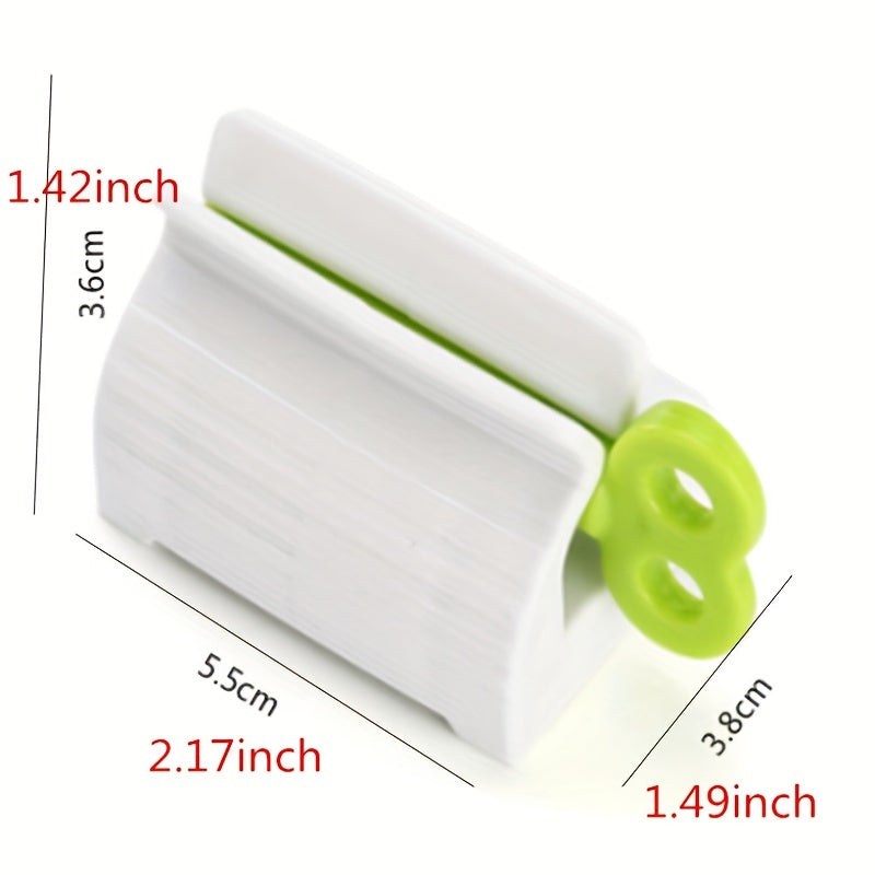 3pcs Effortless Toothpaste Squeezer Dispenser Set - Revolutionary Rolling Squeeze Technology for Complete Oral Care and Space-Saving Bathroom Organization