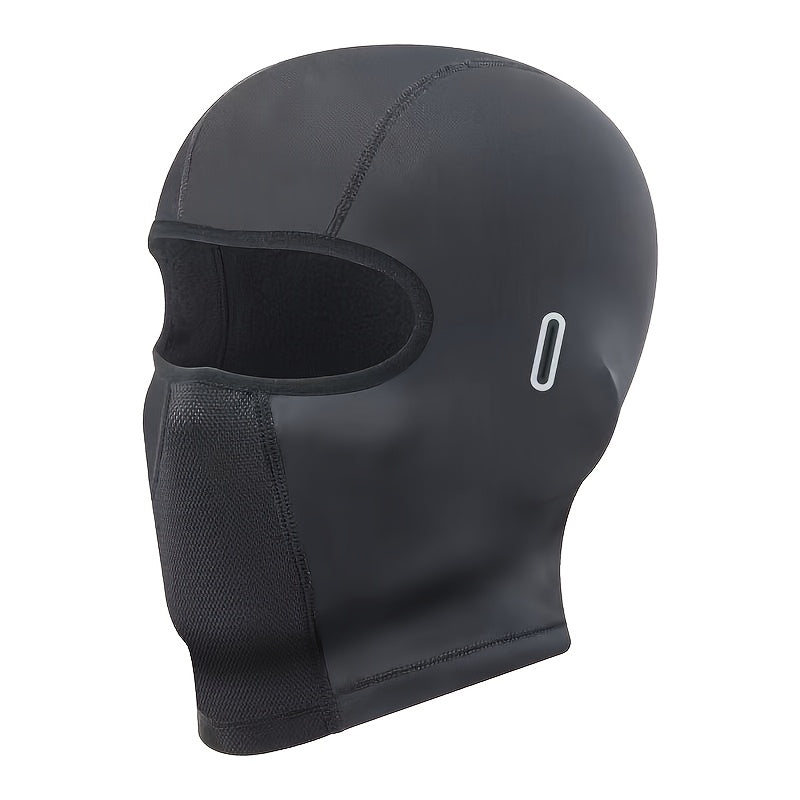 Breathable & Warm Motorcycle Riding Neck Gaiter - Adjustable Ear Loops, Full Face Coverage for Winter, Skiing, And Street Bikes, Skiing Accessory, Sleek Design, Flexible Fit