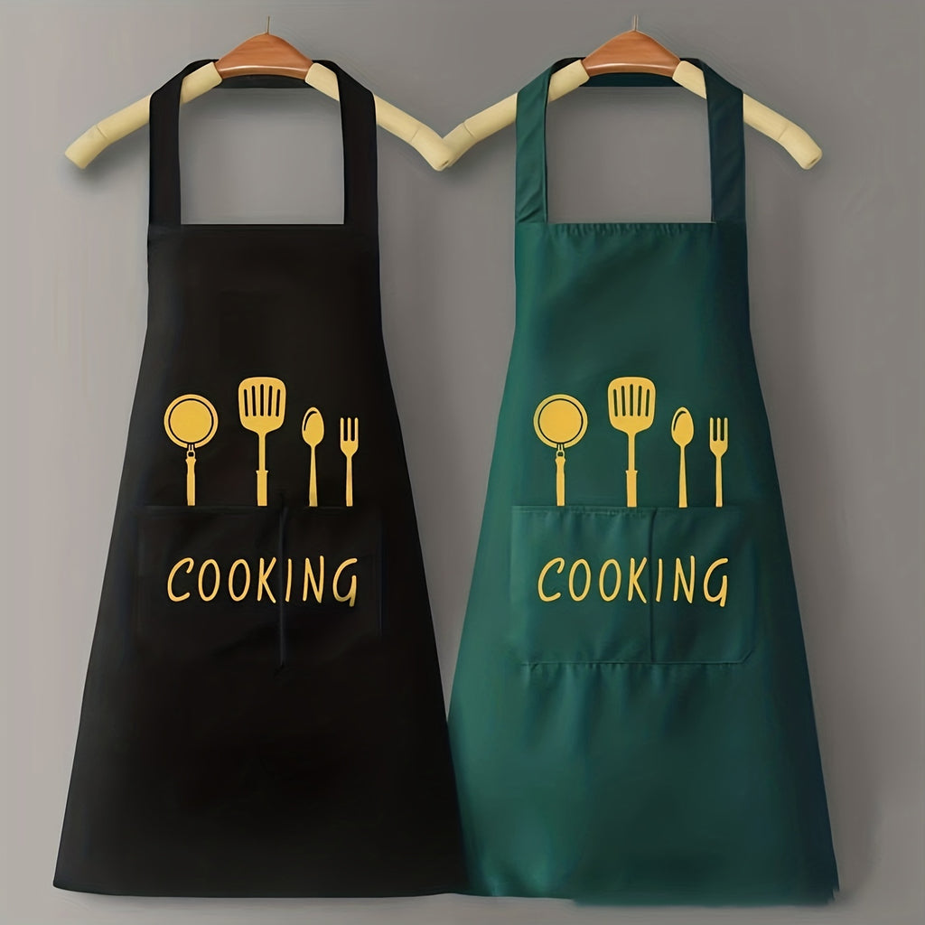 Single Apron, Featuring Pockets, Suitable for Coffee Shops, Dining Establishments, And Versatile Use, Measuring 28.3 Inches by 25.5 Inches.