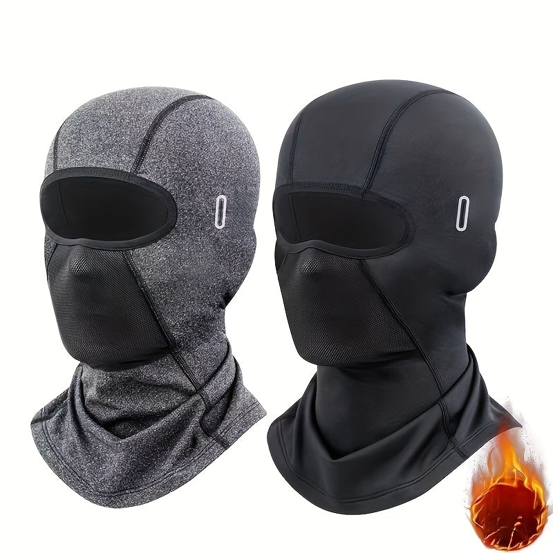 Breathable & Warm Motorcycle Riding Neck Gaiter - Adjustable Ear Loops, Full Face Coverage for Winter, Skiing, And Street Bikes, Skiing Accessory, Sleek Design, Flexible Fit