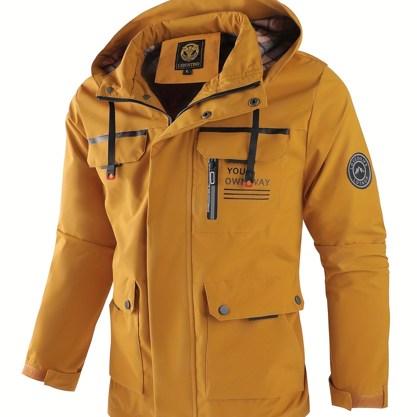 Spring and Summer Men's Fashion Casual Windbreaker Pilot Jacket Outdoor Sports Jacket