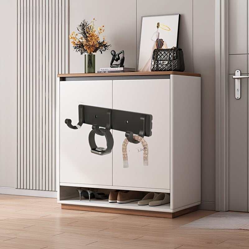 Modern Black Aluminium Wall Mounted Hooks - Perfect for Towels, Coats and Clothes in Your Bathroom!