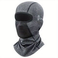 Breathable & Warm Motorcycle Riding Neck Gaiter - Adjustable Ear Loops, Full Face Coverage for Winter, Skiing, And Street Bikes, Skiing Accessory, Sleek Design, Flexible Fit