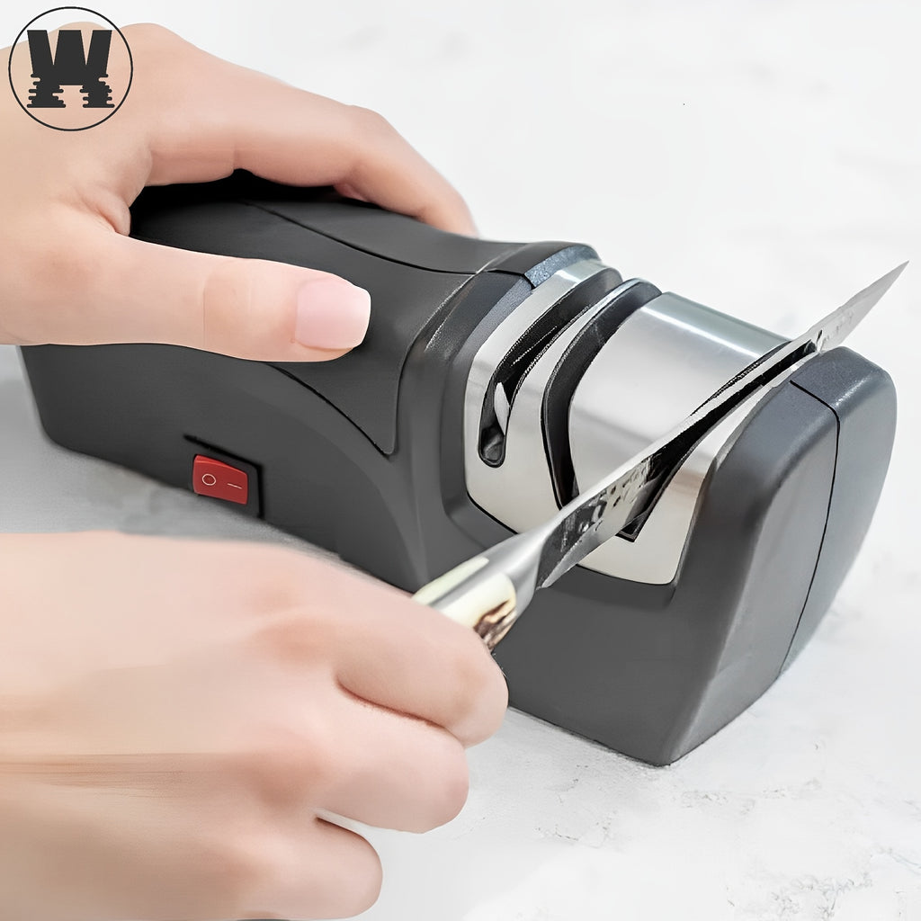 WANVOAPLS Professional Electric Knife Sharpener 20-Degree, 2-Stage Kinfe Sharpening and Polishing for Kitchen, kitchen accessories