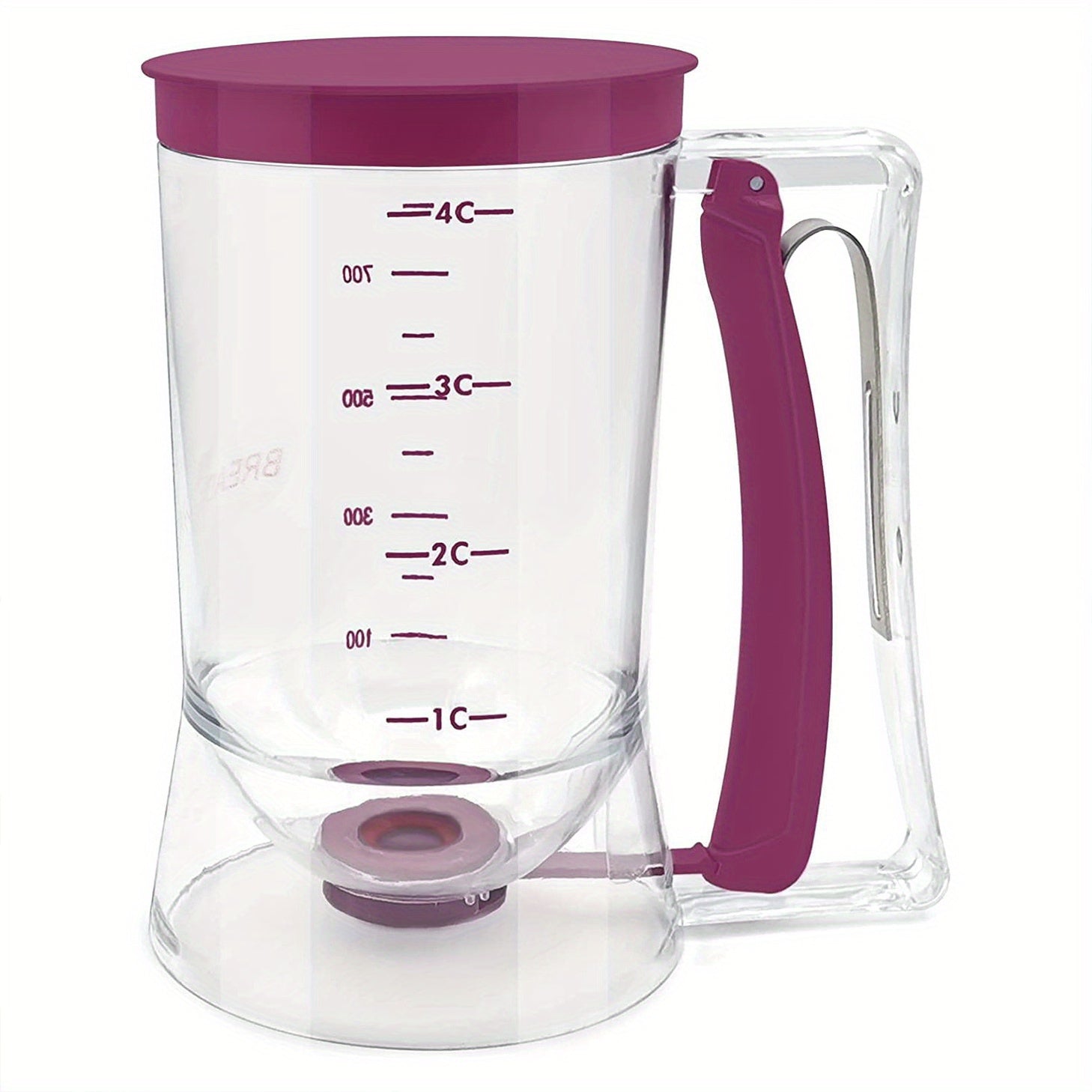 1pc Pancake Cupcake Batter Dispenser, Batter Separator Bakeware Maker with Measuring Label, Perfect Baking Tool for Cupcakes, Waffles, Muffin Mix, or Any Baked Goods